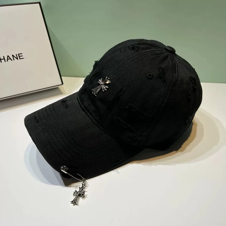 Chrome Hearts Ripped baseball cap