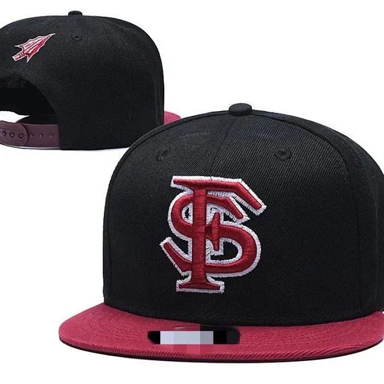 NCAA Embroidered Duckbill Wide-brimmed Cap