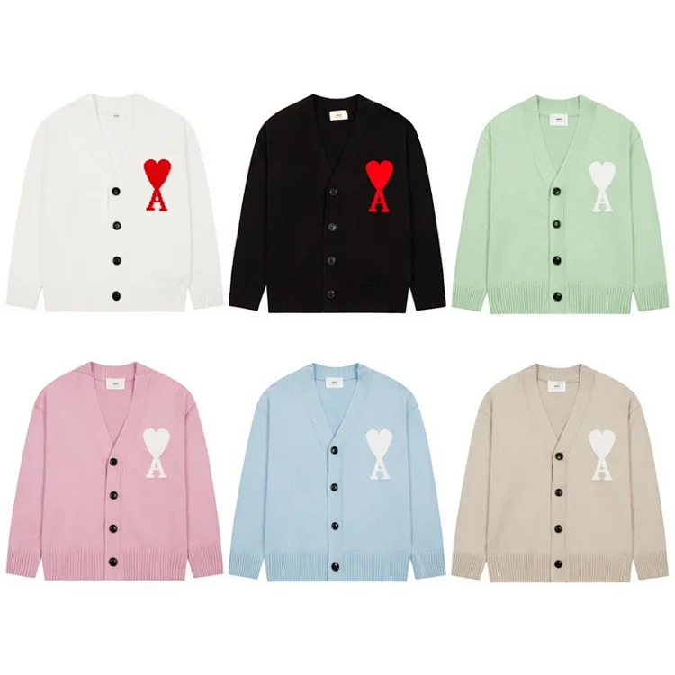 AMI Sweater Knit Cardigan