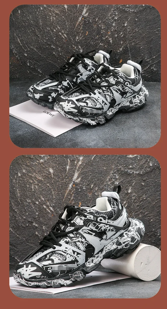 Balenciaga 3.0 Tess s.Gomma  MAILLE WHITEORANGE 